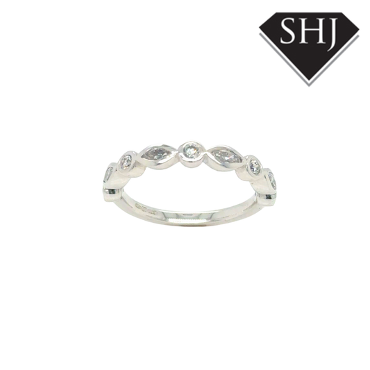 18ct White Gold Diamond Eternity Ring