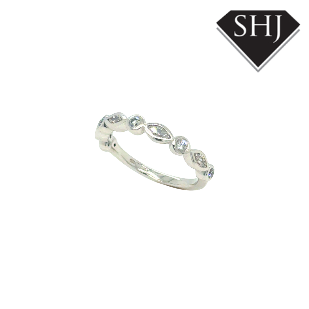 18ct White Gold Diamond Eternity Ring