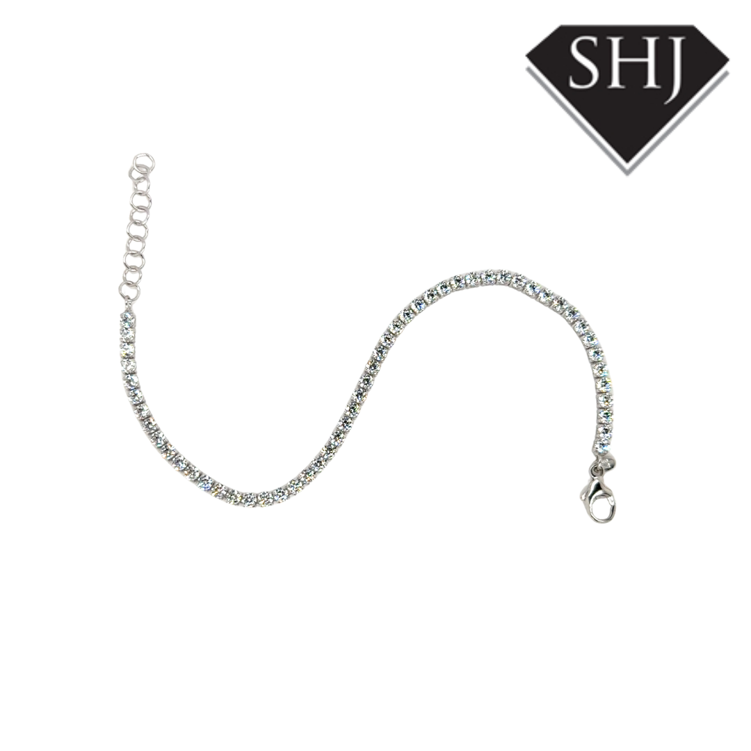 Silver CZ Bracelet