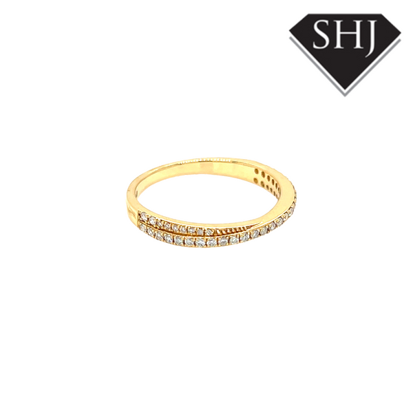 18ct Yellow Gold 0.23ct Diamond Eternity Ring