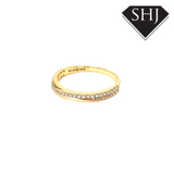 18ct Yellow Gold 0.23ct Diamond Eternity Ring