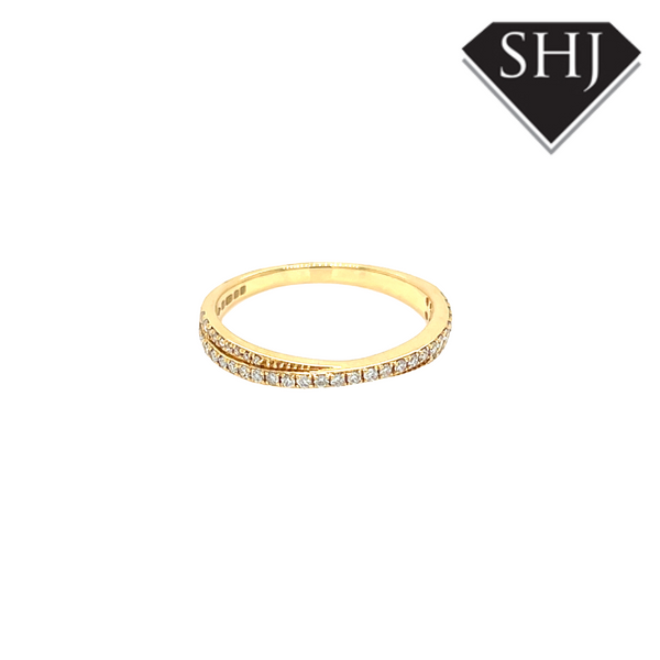 18ct Yellow Gold 0.23ct Diamond Eternity Ring