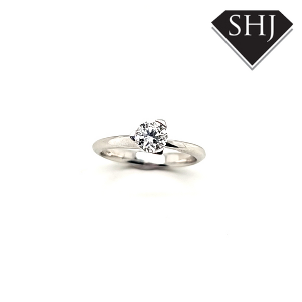 Platinum 0.50ct Diamond Ring