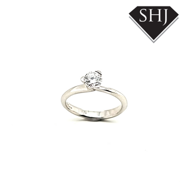 Platinum 0.50ct Diamond Ring