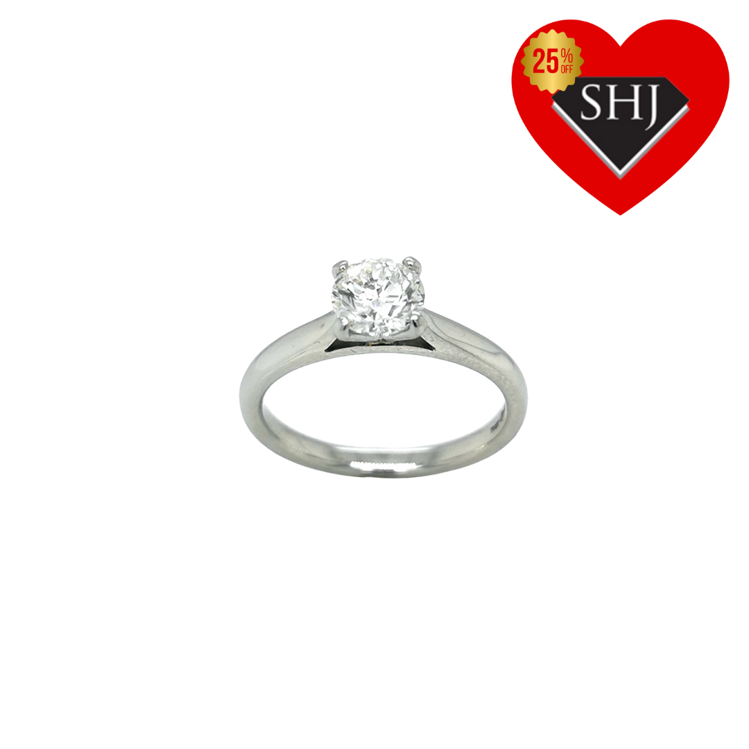 Affordable Luxury Collection - 0.90ct Platinum Engagement Ring