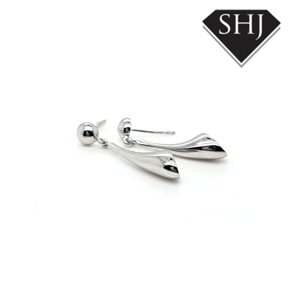 Silver Honeysuckle Earrings