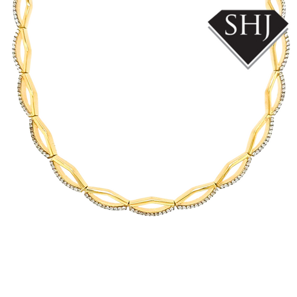 Silver Gold Plated Necklace