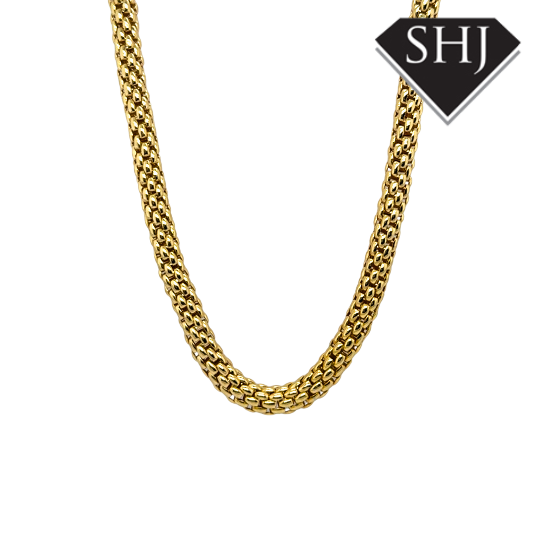 Silver Gold Plated Necklace