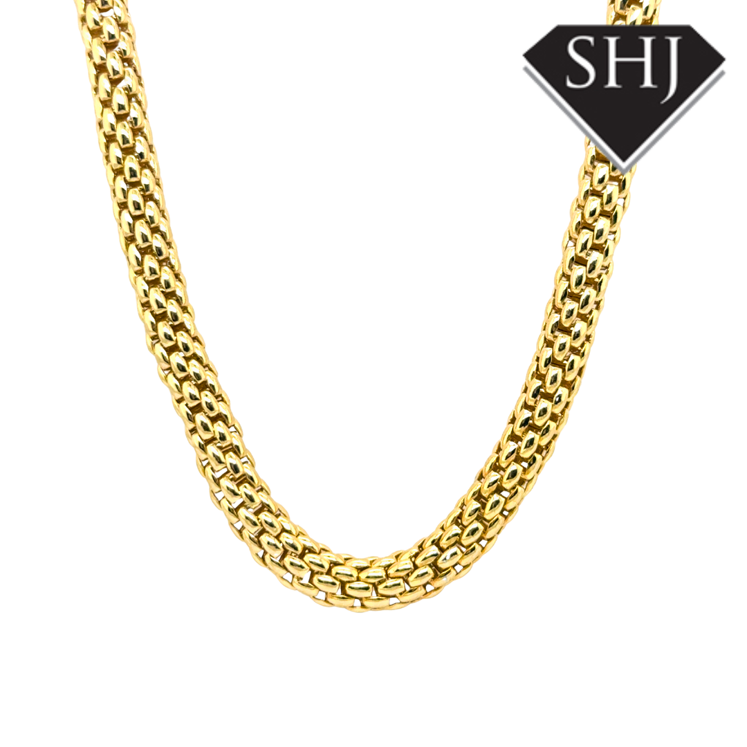 Silver Gold Plated Necklace
