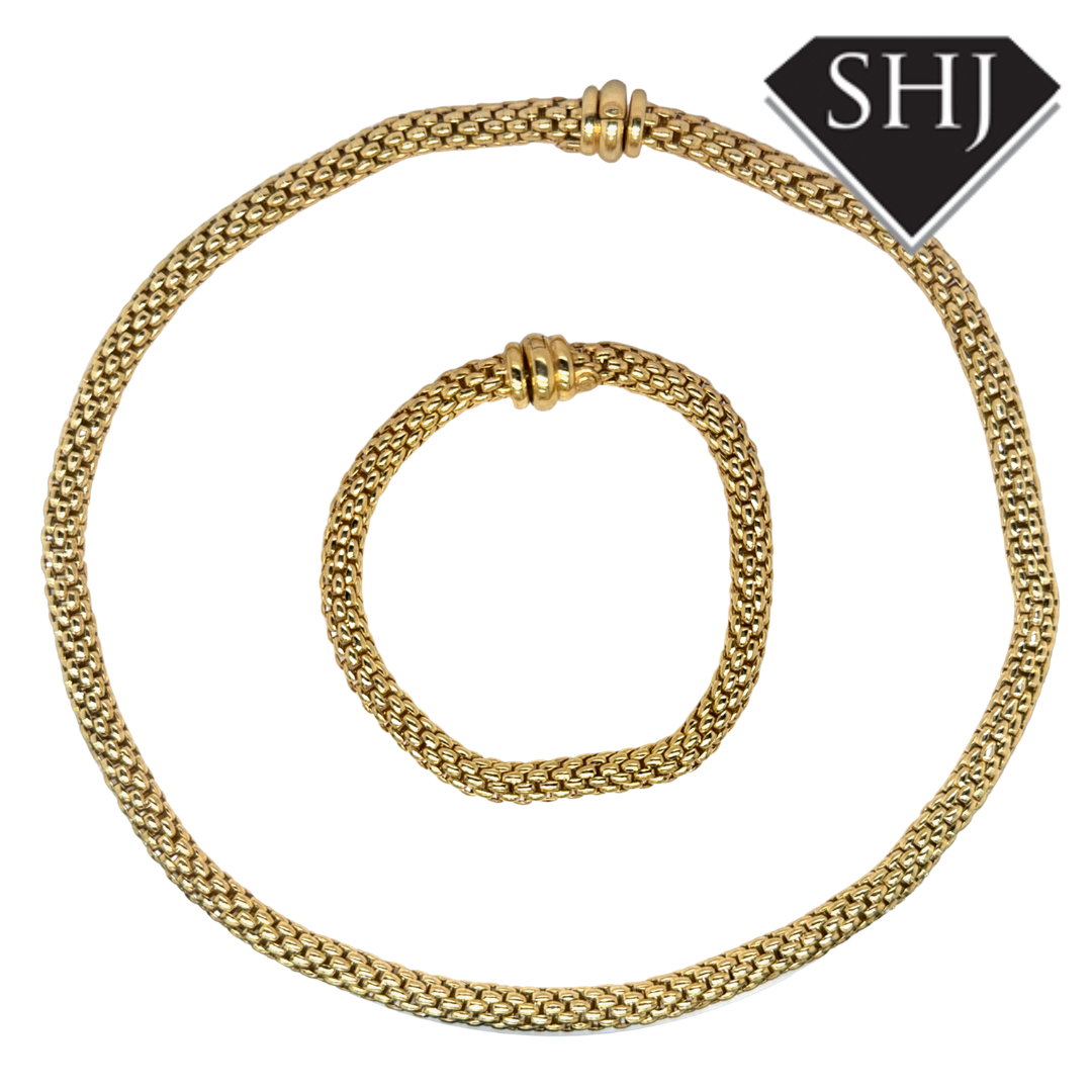 Silver Gold Plated Necklace
