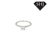 Platinum Single Stone 0.50ct H SI2 Diamond Ring