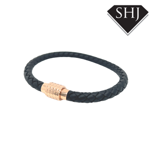 Black Leather Bracelet