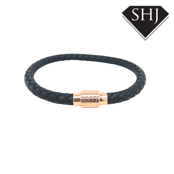 Black Leather Bracelet