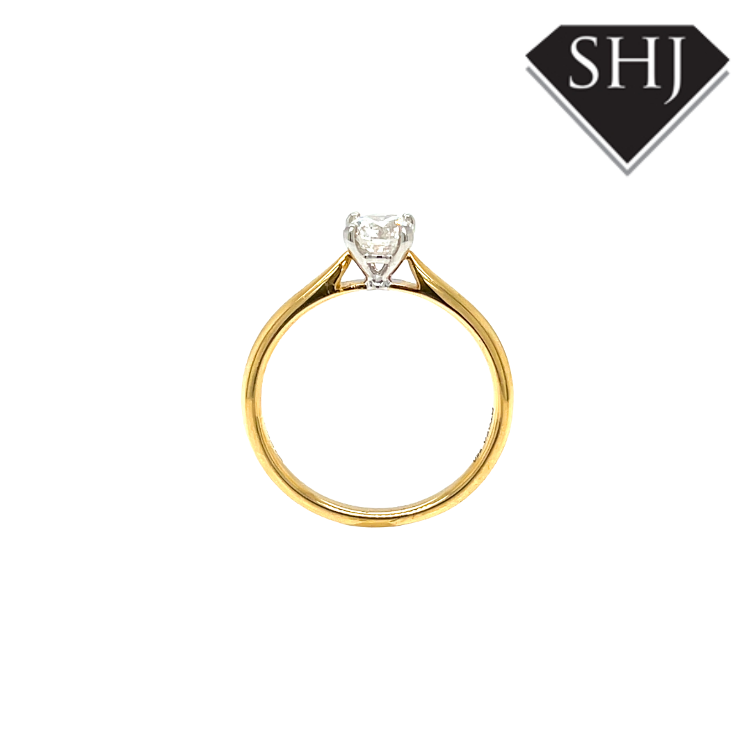 18ct Yellow Gold  0.50ct Diamond Engagement Ring