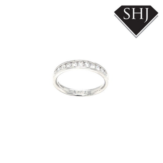 14ct White Gold 0.50ct Diamond Eternity Ring