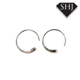 Silver Luna Hoops Lucy Q