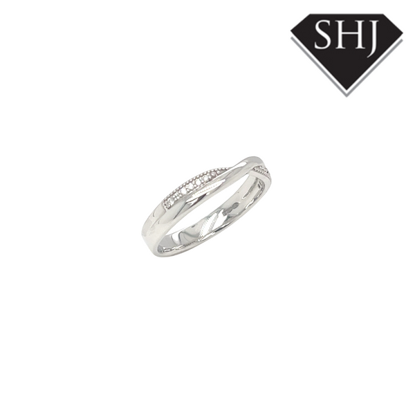 Platinum Diamond Wedding Band