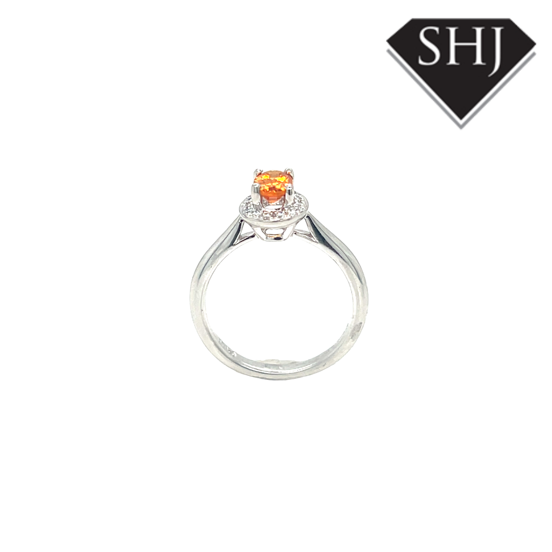 18ct Yellow & White Gold 0.51ct Diamond Ring