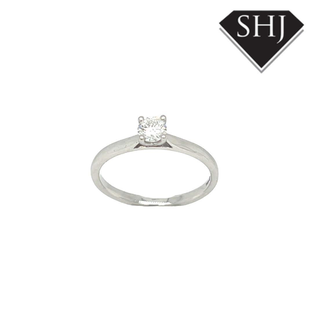 Platinum Single Stone 0.40ct Diamond Ring