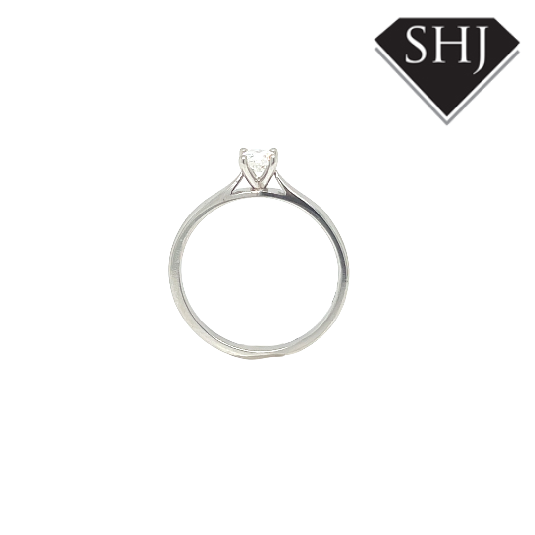Platinum Single Stone 0.40ct Diamond Ring