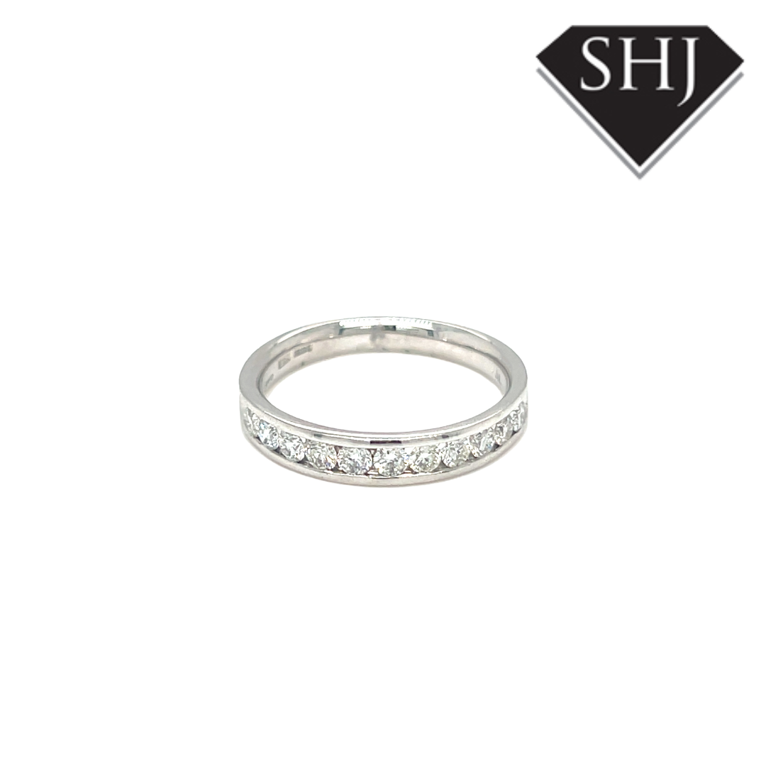 Platinum 0.50ct Diamond Eternity Ring