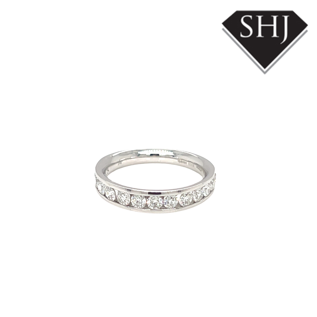 Platinum 1.00ct Diamond Eternity Ring