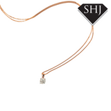 18ct Yellow White Gold 0.40ct Diamond Pendant