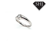 Platinum Diamond Single Stone Ring 0.25ct