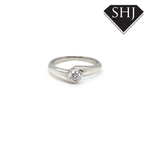 Platinum Diamond Single Stone Ring 0.25ct