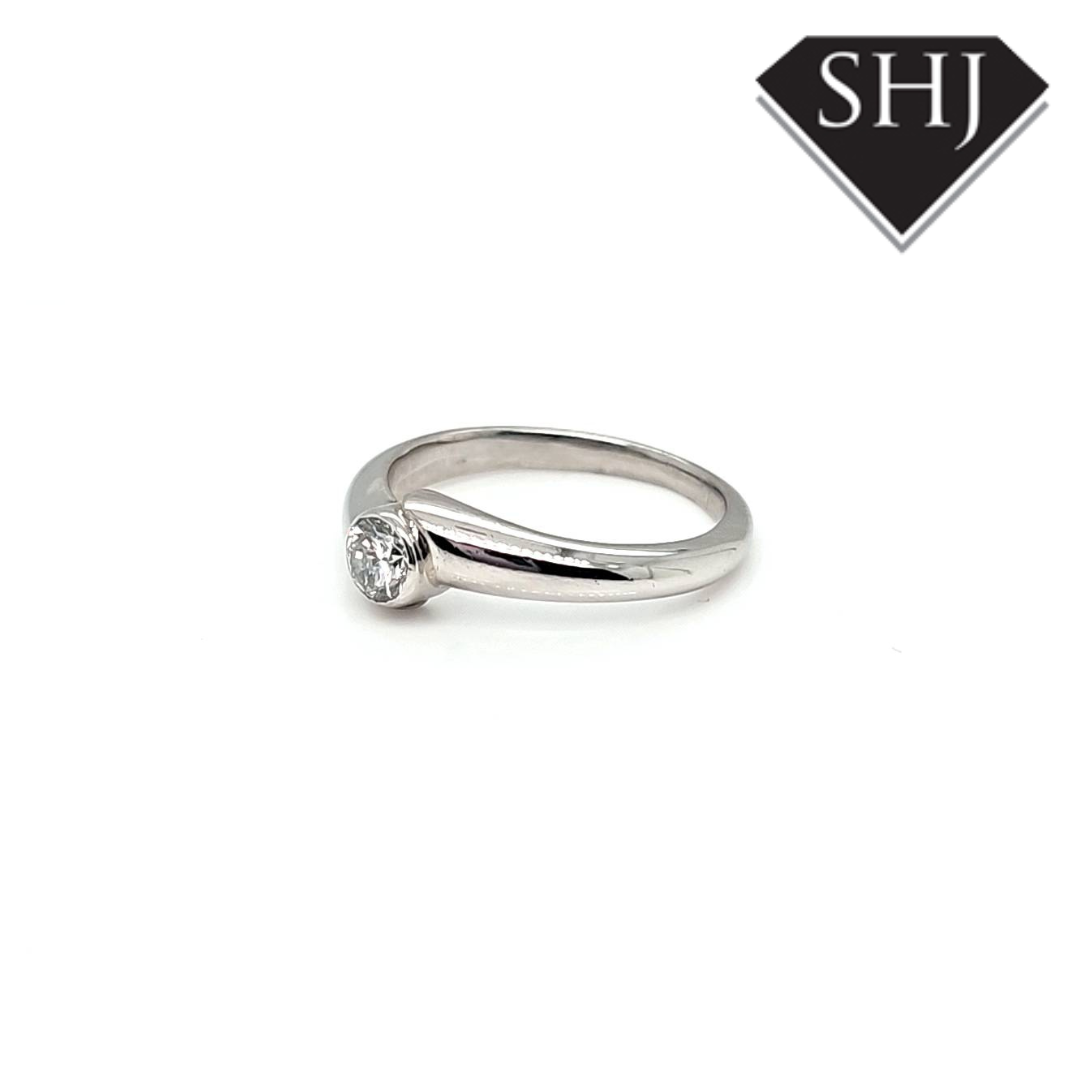 Platinum Diamond Single Stone Ring 0.25ct