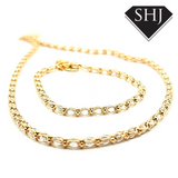 Bracini Silver Gold Plated Necklace