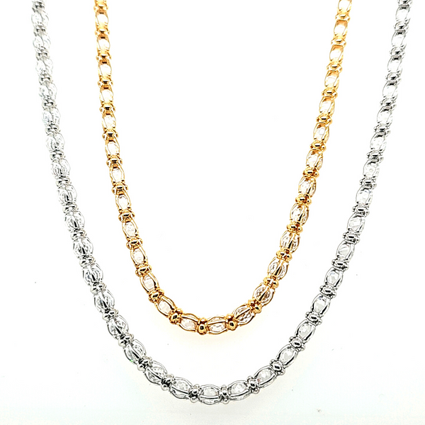 Bracini Silver Gold Plated Necklace
