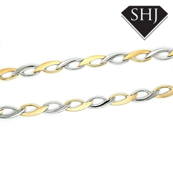 Silver Gold Plated Bracelet