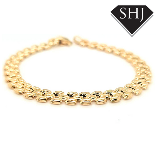 Silver Gold Plated Bracelet