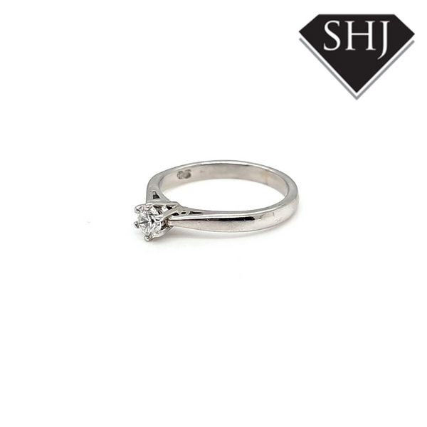 Platinum Diamond Single Stone Ring 0.25ct