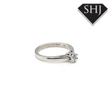 Platinum Diamond Single Stone Ring 0.25ct