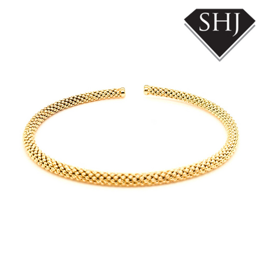 Silver Gold Plated Bangle
