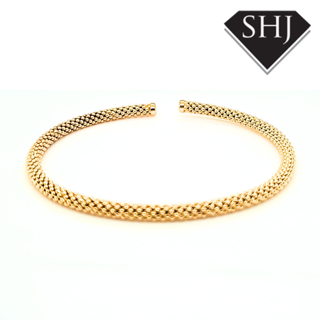 Silver Gold Plated Bangle