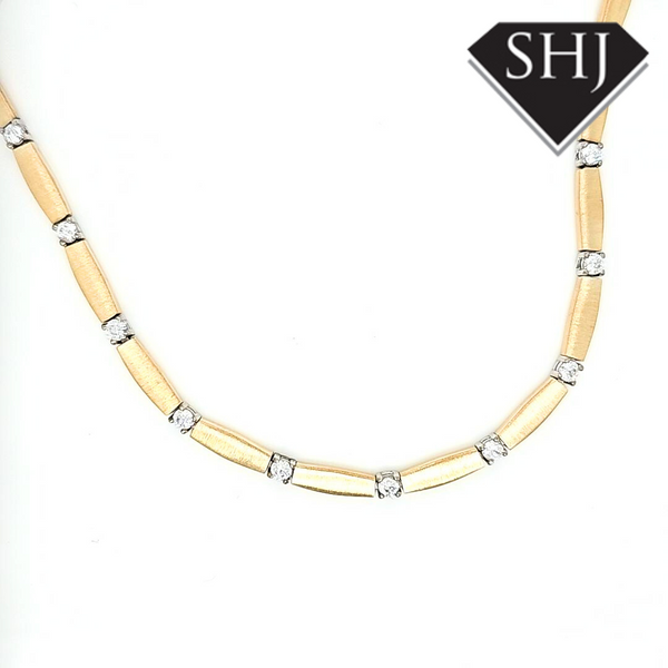 Silver Gold Plated Necklace