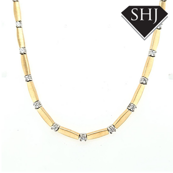 Silver Gold Plated Necklace