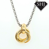 Silver Gold Plated Necklace