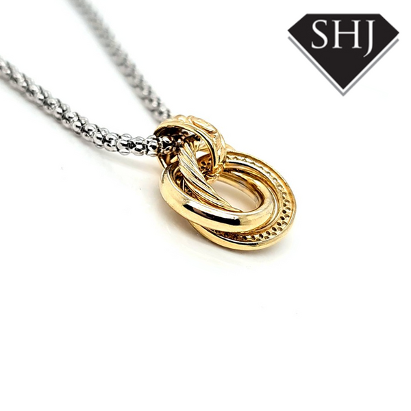 Silver Gold Plated Necklace