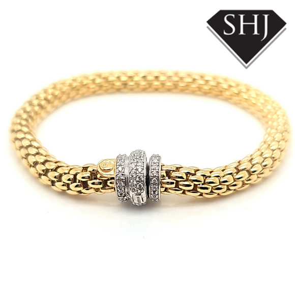 Silver Gold Plated Bracelet