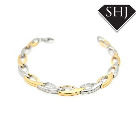 Silver Gold Plated Bracelet