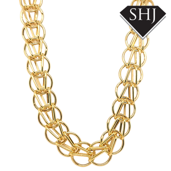 Silver Gold Plated Necklace