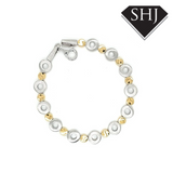 Silver Gold Plated Bracelet