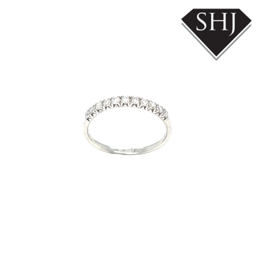 9ct White Gold 0.33ct Diamond Eternity Ring