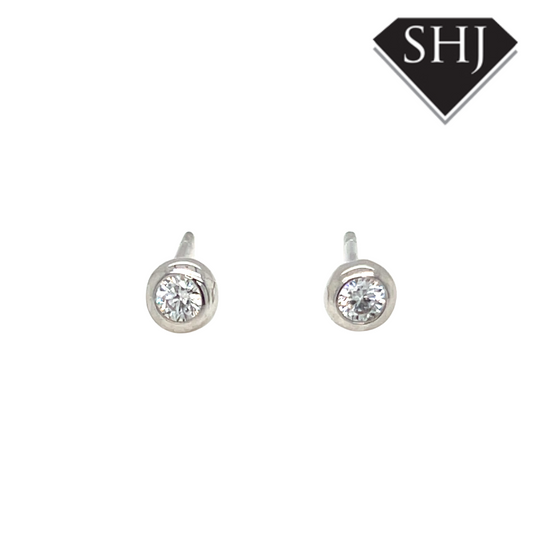 Silver CZ Earrings