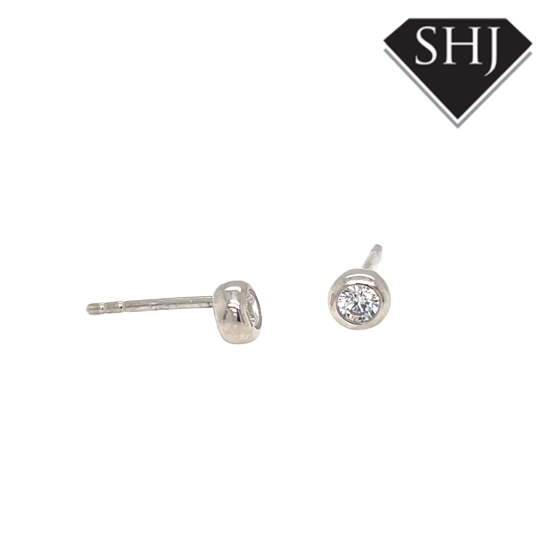 Silver CZ Earrings