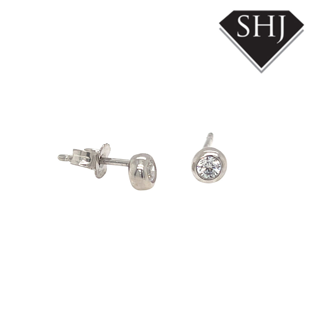 Silver CZ Earrings